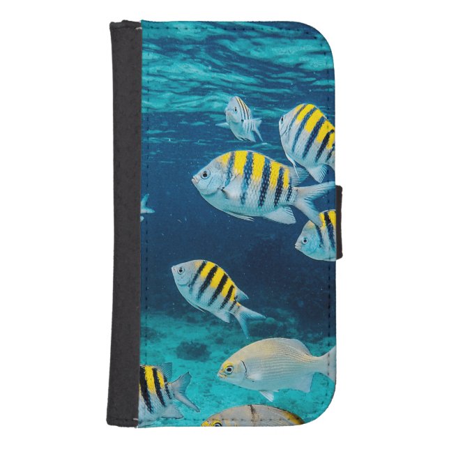 French Grunt and Sergeant Major Ocean Floor Samsung Galaxy Wallet Case (Front)