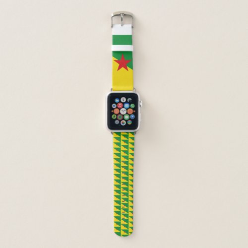 French Guiana flag Apple Watch Band