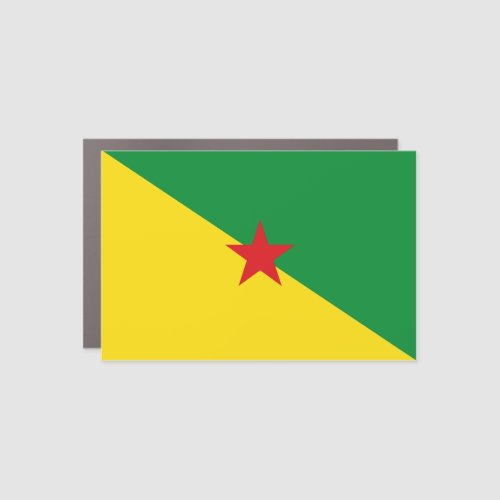 French Guiana Flag Car Magnet