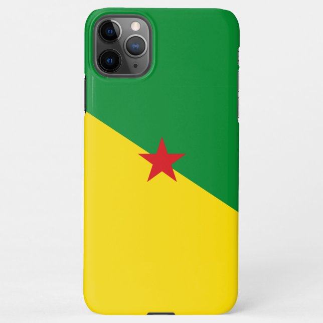 French Guiana flag Phone Case (Back)