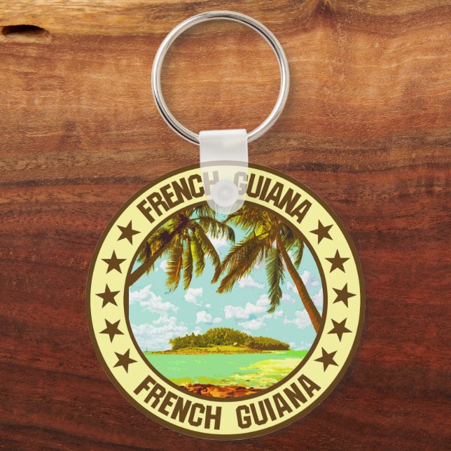 French Guiana                                      Keychain (Front)