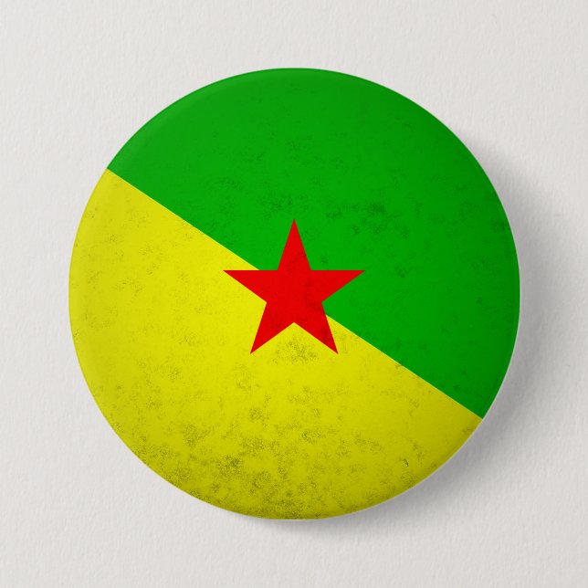 French Guiana Pinback Button (Front)
