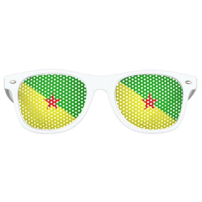 French Guiana Retro Sunglasses (Front)