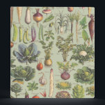 French Guide To The Garden Binder<br><div class="desc">A modified vintage botany print from a French guide to garden vegetables</div>