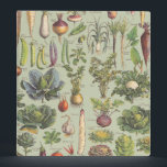 French Guide To The Garden Binder<br><div class="desc">A modified vintage botany print from a French guide to garden vegetables</div>