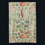 French Guide To The Garden Towel<br><div class="desc">A modified vintage botany print from a French guide to garden vegetables</div>