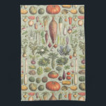 French Guide To The Garden Towel<br><div class="desc">A modified vintage botany print from a French guide to garden vegetables</div>