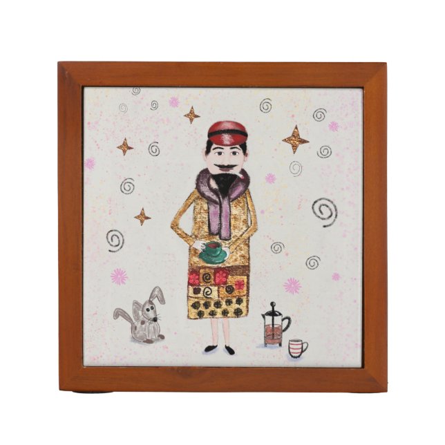 French Guy Desk Organizer (Front)