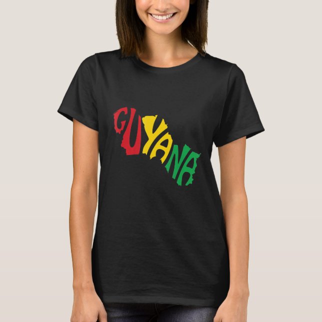 French Guyana Department 973 Antilles Overseas Guy T-Shirt (Front)