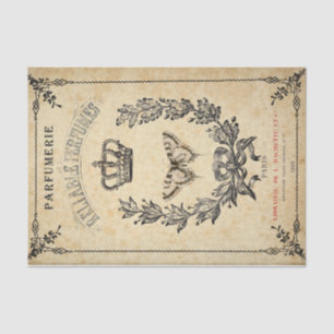 French Half Wreath Tissue Paper