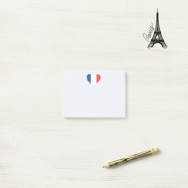 French Heart Post-it Notes (Creator Uploaded)
