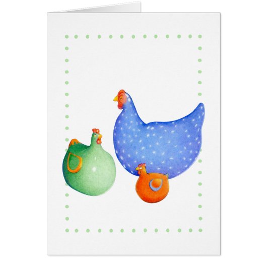 French Hens Cards (Front)