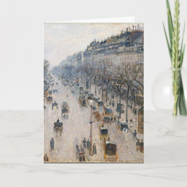 French Holiday Greeting Card (Front)