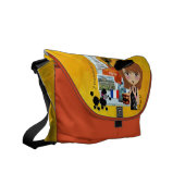 French Holiday Rickshaw Messenger Bag (Front Left)