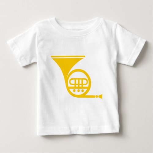 French Horn _ Amber Baby T_Shirt