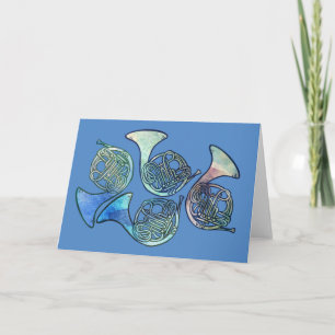 French Horn Band Class Card