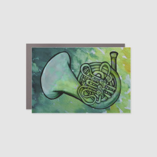 French Horn Band Class Music teacher Car Magnet