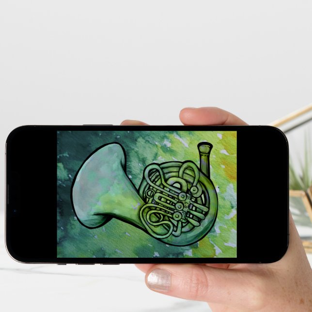 French Horn Band Class Music teacher               Card (Front Digital)