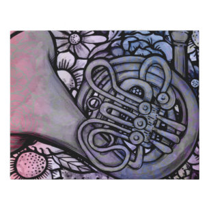 French Horn Band Class Music teacher Faux Canvas Print
