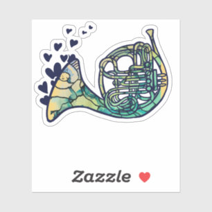 French Horn Band Class Sticker