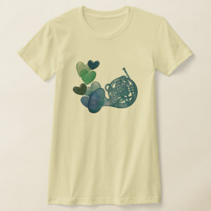 French Horn Band Music Class T-Shirt