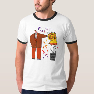 French Horn Cartoon T-shirt