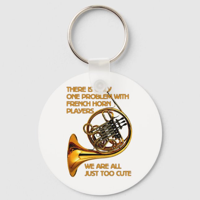French Horn Cutie Keychain (Front)