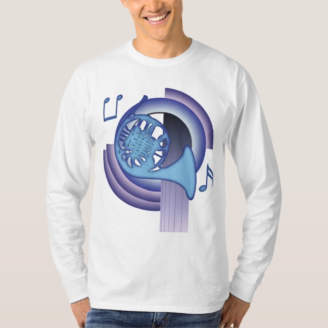 French Horn Deco2 T-Shirt (Front)