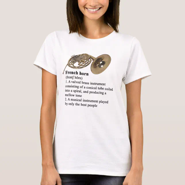 French Horn definition TShirt Zazzle
