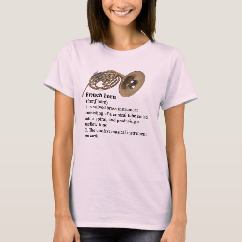 French Horn definition T_Shirt