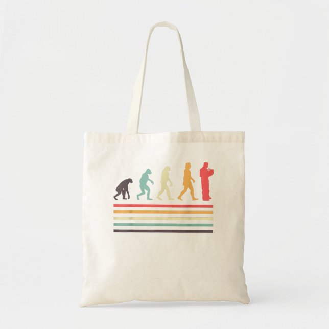 French Horn Evolution Musician Tote Bag (Front)