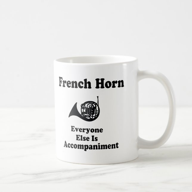 French Horn Gift Coffee Mug (Right)