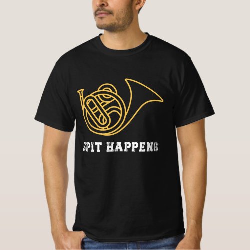 French Horn Gift For Horn Player and Birthday Gift T_Shirt