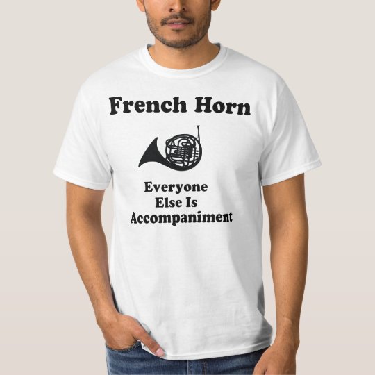 funny french horn t shirts