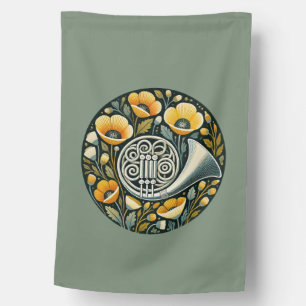 French Horn House Flag