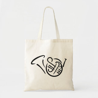 French horn instrument tote bag