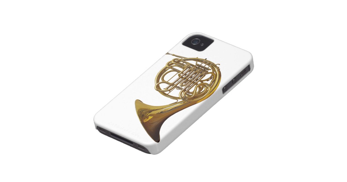 French Horn iPhone 4 Case Zazzle