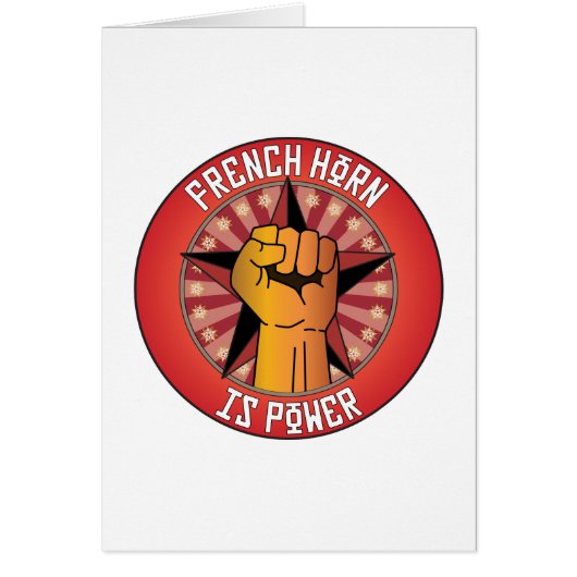 French Horn Is Power Cards (Front)