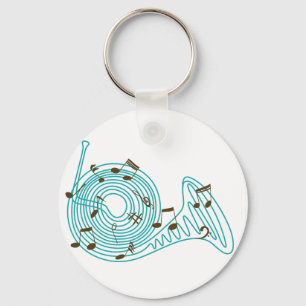 French Horn Keychain