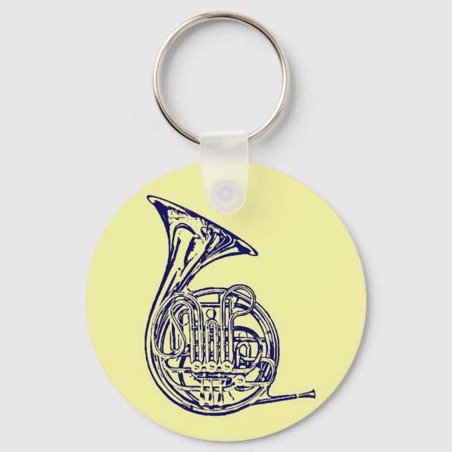 French Horn Keychain (Front)
