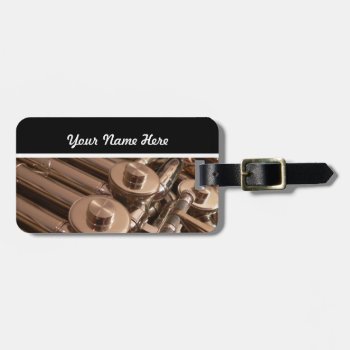 French Horn Luggage Tag by marchingbandstuff at Zazzle