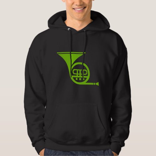 French Horn _ Martian Green Hoodie