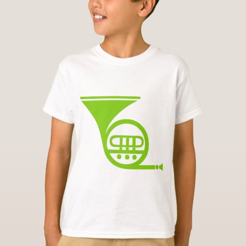 French Horn _ Martian Green T_Shirt