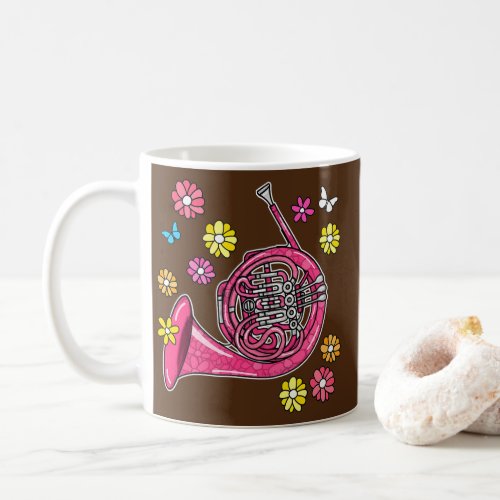 French Horn Mom Mothers Day Female Musician Music Coffee Mug
