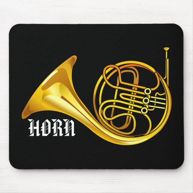French Horn Mousepad (Front)