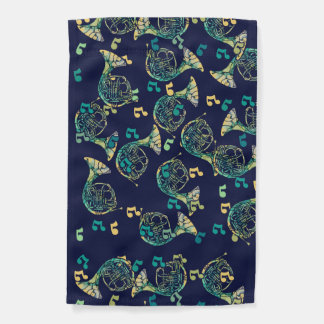 French Horn Music Teacher Musicians Socks Garden Flag