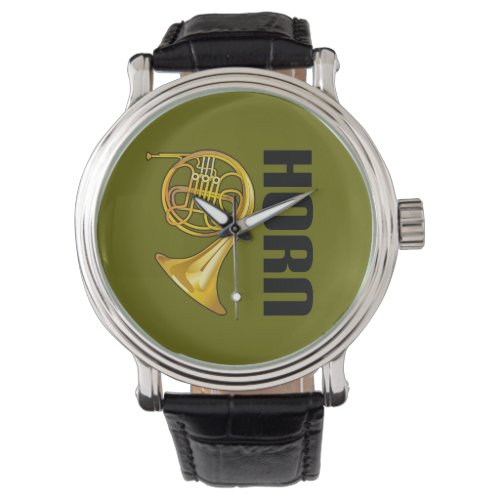 French Horn Music Watch