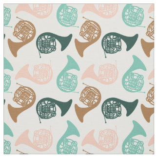 French Horn Musical Instrument Band Orchestra Fabric