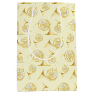 French Horn Musician Band Teacher Medium Gift Bag