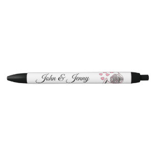 French Horn Musician Custom Wedding Favor Gift Pen